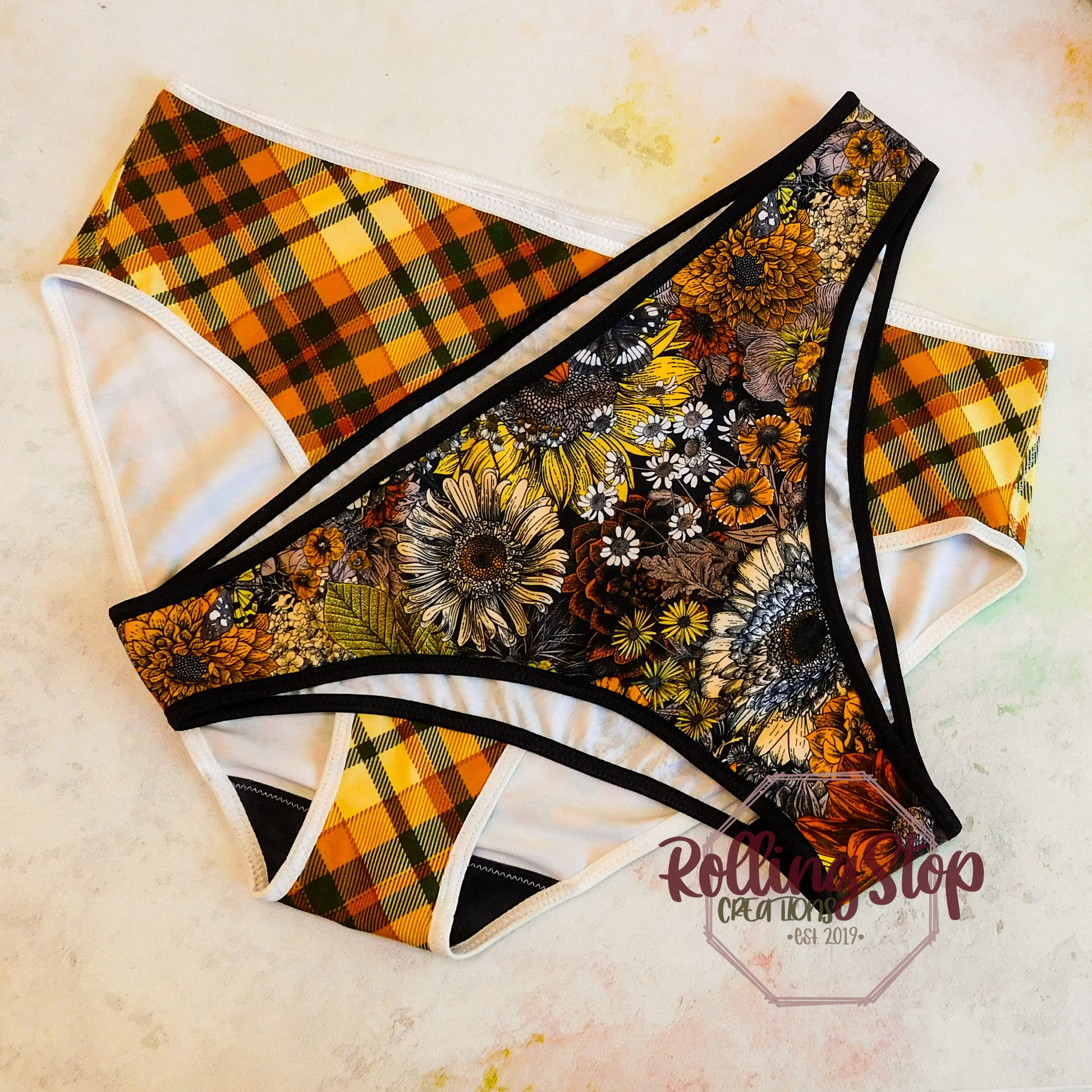 Fall Floral Everyday Jundies by Rolling Stop Creations sold by Rolling Stop Creations Everyday Jundies - Panties - Unde